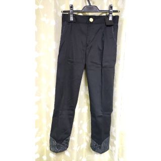 アクシーズファム(axes femme)のaxes femme 裾レースクロップドパンツ 未使用(クロップドパンツ)