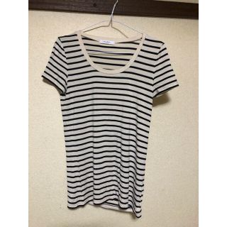 マウジー(moussy)のMOUSSY ボーダートップス(カットソー(半袖/袖なし))