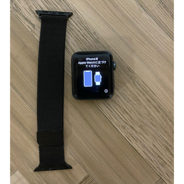 Apple Watch(アップルウォッチ)のアップルウォッチ3 42mmスペースグレイ スマホ/家電/カメラのスマートフォン/携帯電話(スマートフォン本体)の商品写真