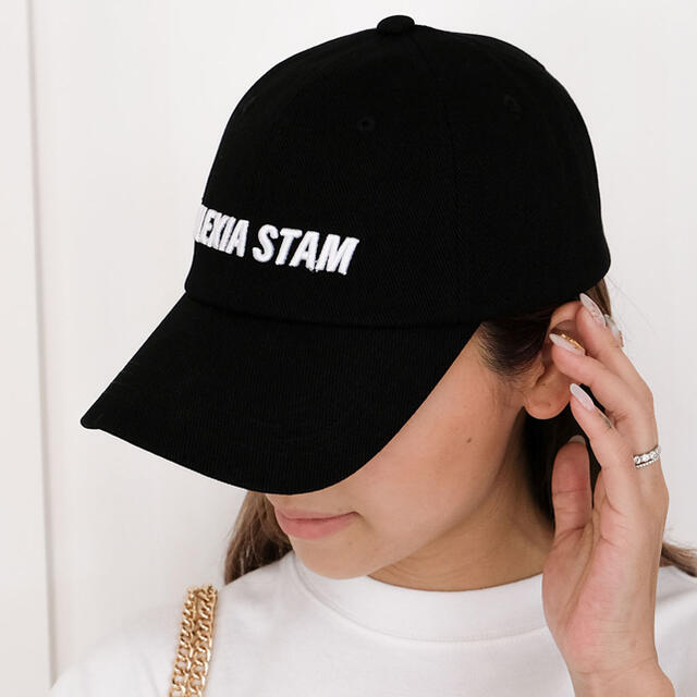 新品タグ付き　ALEXIA STAM  Embroidery Logo Cap