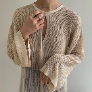 カスタネ(Kastane)の完売 即日発送 Amiur openwork knit ops(ロングワンピース/マキシワンピース)