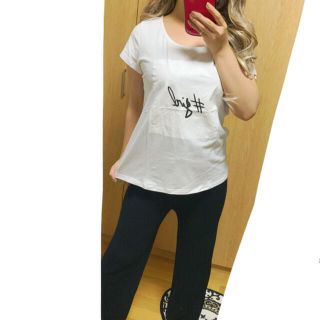 ガール(GIRL)のハッシュタグガール　Tシャツ　アナップ　エゴイスト　リゼクシー  激安　ギャル(Tシャツ(半袖/袖なし))