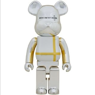 メディコムトイ(MEDICOM TOY)のBE@RBRICK MEDICOM TOY PLUS SILVER CHROME(その他)