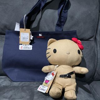 グラミチ(GRAMICCI)のグラミチ×キティ　ハローキティ　コラボ　ぬいぐるみ＆トートバッグ　限定販売品(トートバッグ)