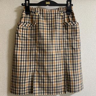 ダックス(DAKS)のDAKS✦ハウスチェックスカート(ひざ丈スカート)