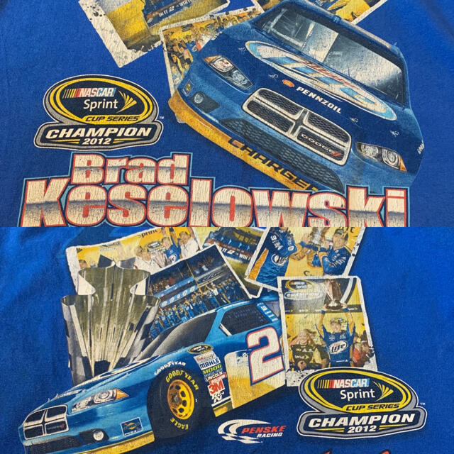 GILDAN(ギルタン)の【GILDAN】NASCAR レース レーシング Tシャツ XXL USA古着 メンズのトップス(Tシャツ/カットソー(半袖/袖なし))の商品写真