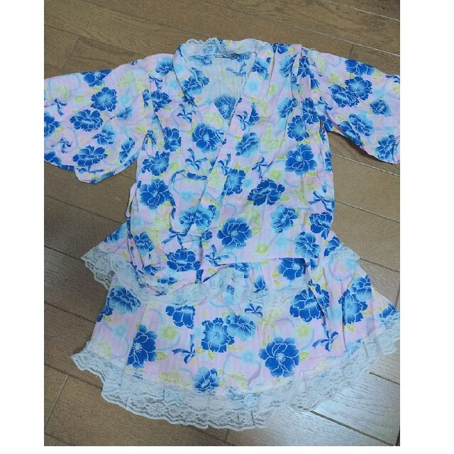 甚平♡スカート キッズ/ベビー/マタニティのキッズ服女の子用(90cm~)(甚平/浴衣)の商品写真