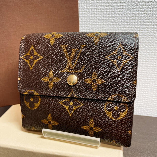 新品同様 現行型 ルイヴィトン モノグラム ポルトフォイユ エリーズ W