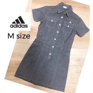 アディダス(adidas)のアディダス　ゴルフウェア　ワンピース   レディース　M グレー(ウエア)