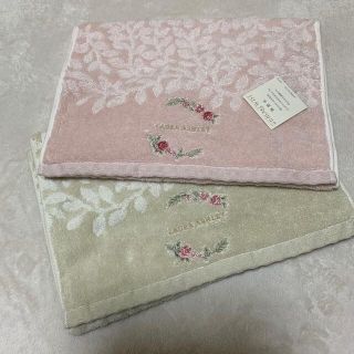 ローラアシュレイ(LAURA ASHLEY)のローラ アシュレイ/フェイスタオル　2枚セット②(タオル/バス用品)