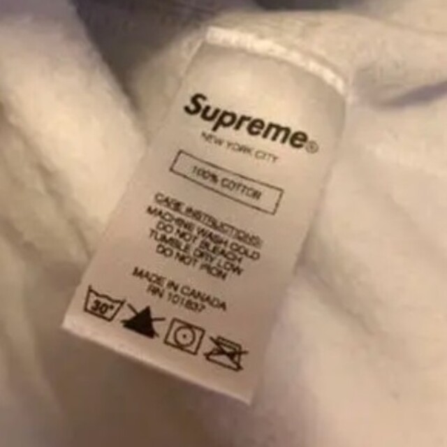 Supreme BOX LOGO L Crewneck Sweat グレイ