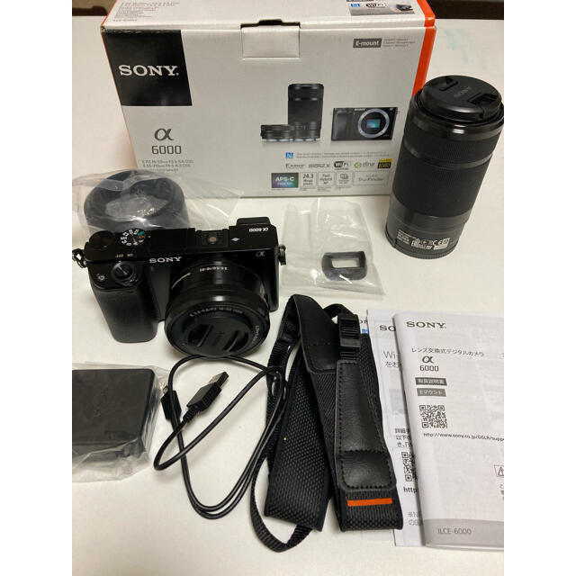 大人気新品 SONY - 【極美品】SONY α6000 ダブルズームレンズキット