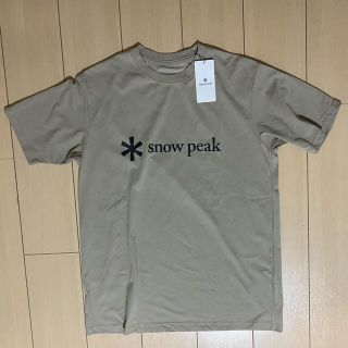 スノーピーク(Snow Peak)のスノーピーク　ロゴTシャツL　限定品　ベージュ　希少(その他)