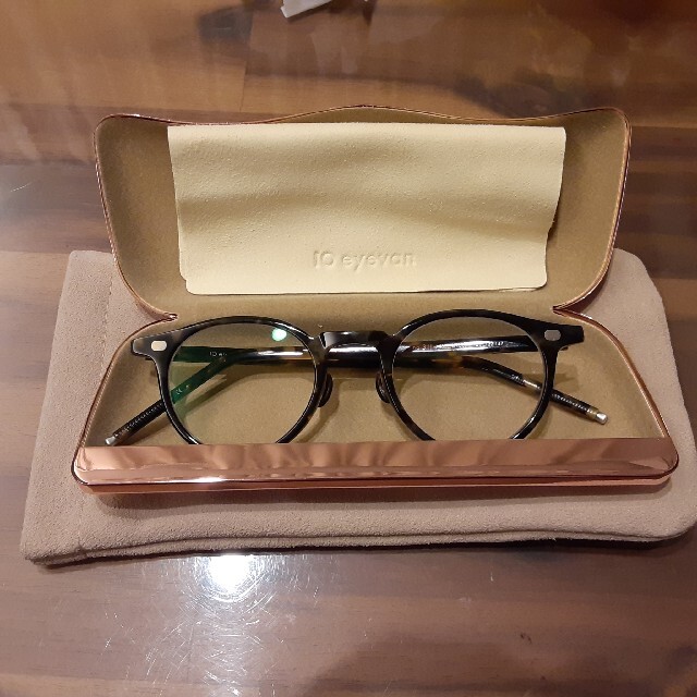 レッド系 デッドストックセルロイド使用☆10EYEVAN No3サイズ45 - 通販