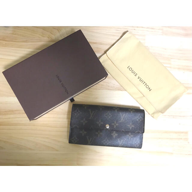 ヴィトン　長財布　正規店購入　VUITTON