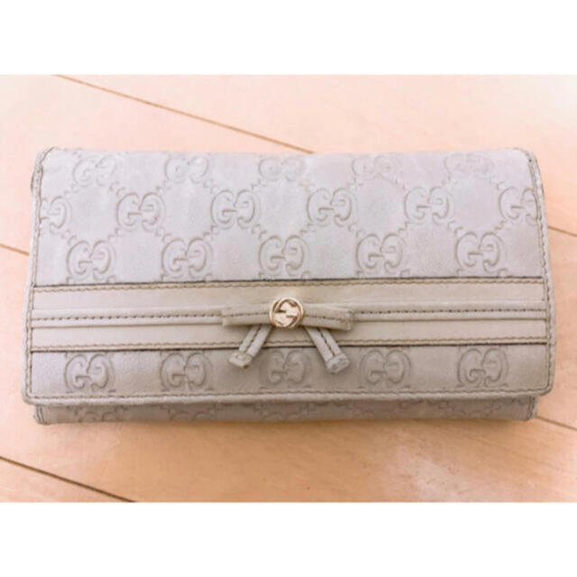 Gucci(グッチ)の⭐お値下げ⭐ GUCCI♡レザーお財布 レディースのファッション小物(財布)の商品写真