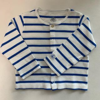 プチバトー(PETIT BATEAU)のプチバトー　カーディガン(カーディガン/ボレロ)