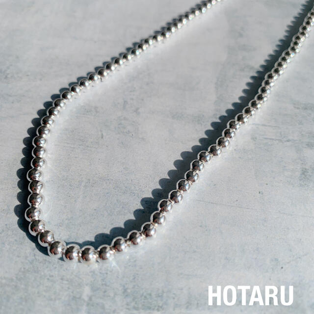 Ron Herman(ロンハーマン)のシルバー925 ナバホパール調ネックレス 50cm レディースのアクセサリー(ネックレス)の商品写真