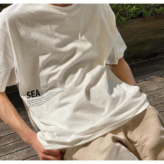 M 白 wind and sea ORNAMENT オーナメント フォトTシャツ メンズのトップス(Tシャツ/カットソー(半袖/袖なし))の商品写真