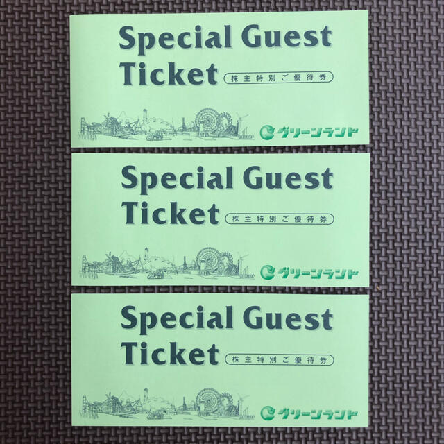 グリーンランド 株主優待券 6枚(ラクマパック送料込み) チケットの優待券/割引券(その他)の商品写真