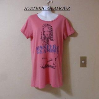 ヒステリックグラマー(HYSTERIC GLAMOUR)のHYSTERIC GLAMOURヒステリックグラマー♡ガール絵柄Tシャツワンピ(Tシャツ(半袖/袖なし))