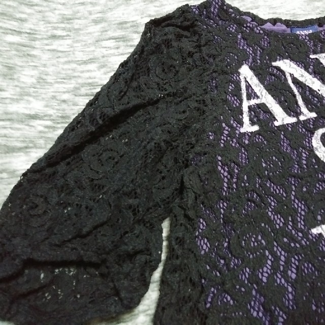 ANNA SUI mini(アナスイミニ)のANNA SUI mini レースのチュニック キッズ/ベビー/マタニティのキッズ服女の子用(90cm~)(Tシャツ/カットソー)の商品写真