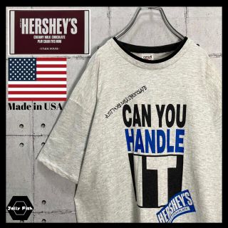 アベイル(Avail)の【USA製】VINTAGE ハーシーズ/HERSHEY'S 半袖リンガーT XL(Tシャツ/カットソー(半袖/袖なし))