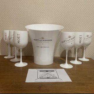 モエエシャンドン(MOËT & CHANDON)のモエ・エ・シャンドン アイス アンペリアル　クーラー&シャンパングラス6脚(シャンパン/スパークリングワイン)