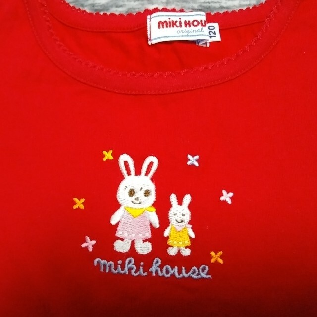 mikihouse(ミキハウス)のMiKiHOUSE チュニック キッズ/ベビー/マタニティのキッズ服女の子用(90cm~)(Tシャツ/カットソー)の商品写真