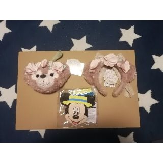 ディズニー(Disney)のシェリーメイ　スプリングインブルーム　カチューシャ&パスケース　おまけ付(キャラクターグッズ)