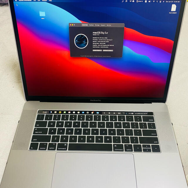 フラワープリント Mac book pro 2017 15inch USキー配列 - 通販