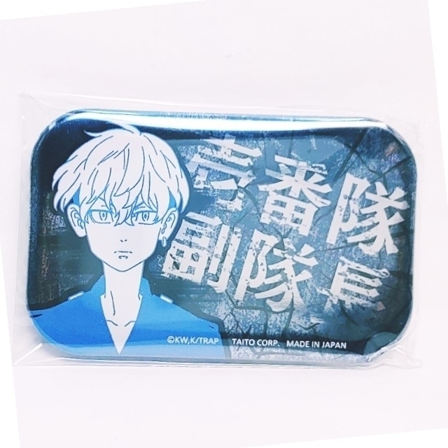 ⒈　東京リベンジャーズ　メタリック缶バッジ　松野千冬　場地圭介 　4点 エンタメ/ホビーのアニメグッズ(バッジ/ピンバッジ)の商品写真