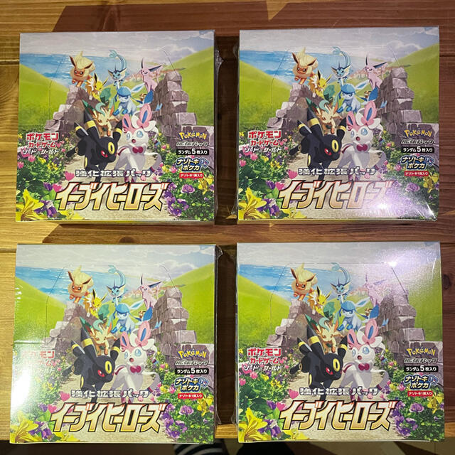 ポケモンカード  強化拡張パック イーブイヒーローズ  4BOX