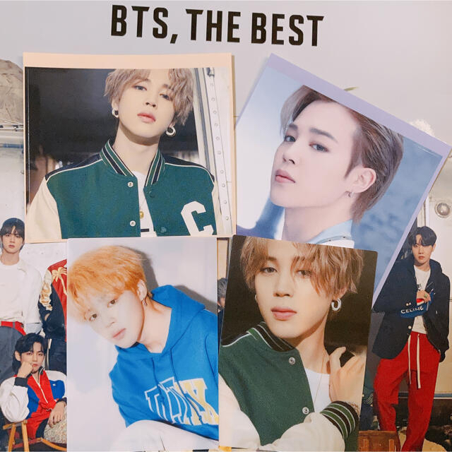 BTS,THE BEST⭐️ファンクラブ特典⭐️トレカ＆ステッカー4点⭐️ジミン