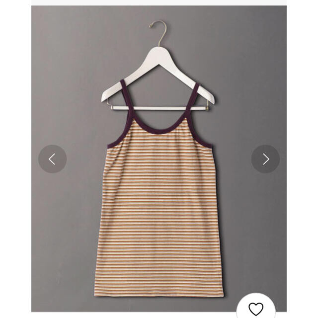 BEAUTY&YOUTH UNITED ARROWS(ビューティアンドユースユナイテッドアローズ)の＜6(ROKU)＞BORDER CAMISOLE/キャミソール レディースのトップス(キャミソール)の商品写真