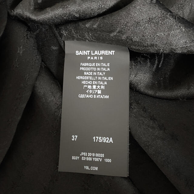 Saint Laurent(サンローラン)の【未使用品】SAINT LAURENT サンローラン シルク 半袖シャツ メンズのトップス(シャツ)の商品写真
