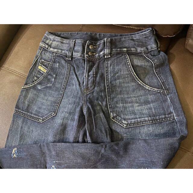 美品】DIESEL VOLVER クラッシュ加工 バギーデニムW26 | svetinikole