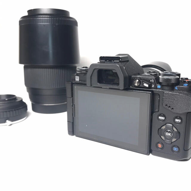 OLYMPUS(オリンパス)のマイケル様専用 OLYMPUS OM-D E-M5 mark II  スマホ/家電/カメラのカメラ(ミラーレス一眼)の商品写真