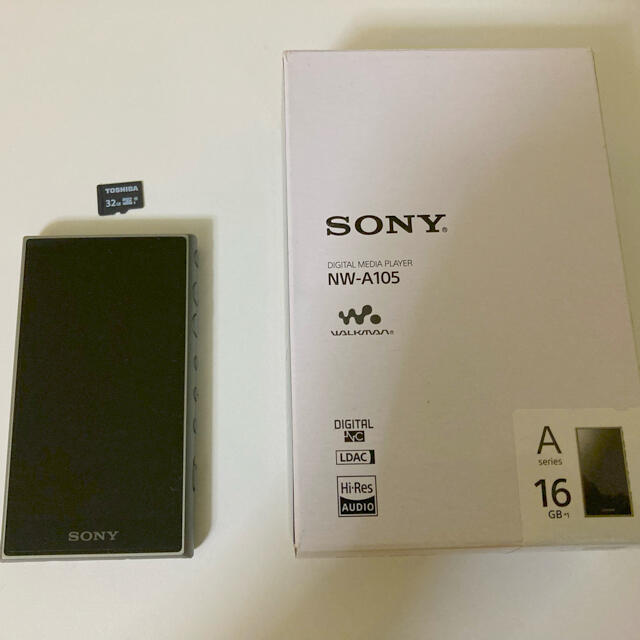〔SDカード付き〕SONY WALKMAN NW-A105 グリーン　16GB