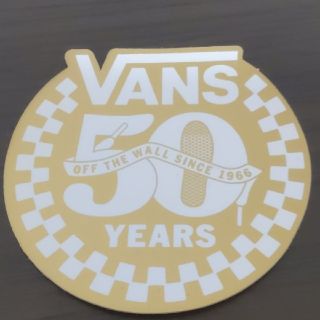 ヴァンズ(VANS)の(縦8.5cm横8.8cm) ｖａｎｓ　50thステッカー(その他)