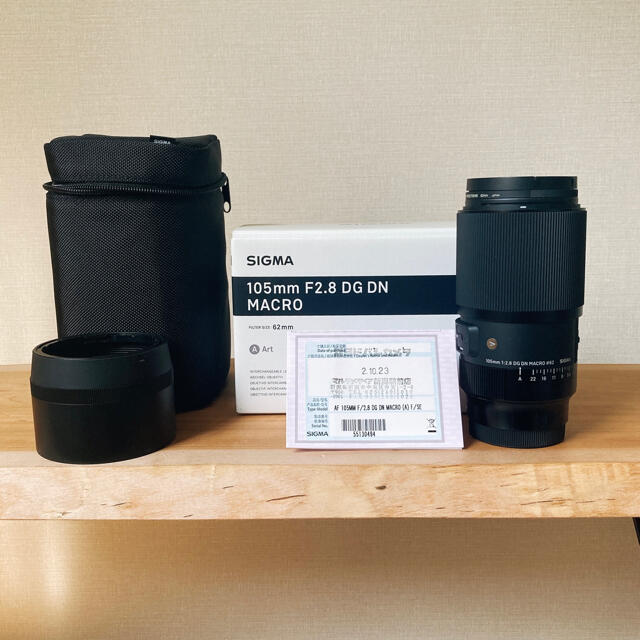 SIGMA(シグマ)のSIGMA 105mm F2.8 DG DN MACRO Art 美品 スマホ/家電/カメラのカメラ(レンズ(単焦点))の商品写真