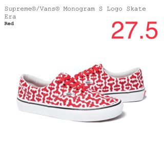 シュプリーム(Supreme)のSupreme®/Vans® Monogram S Logo Skate Era(スニーカー)