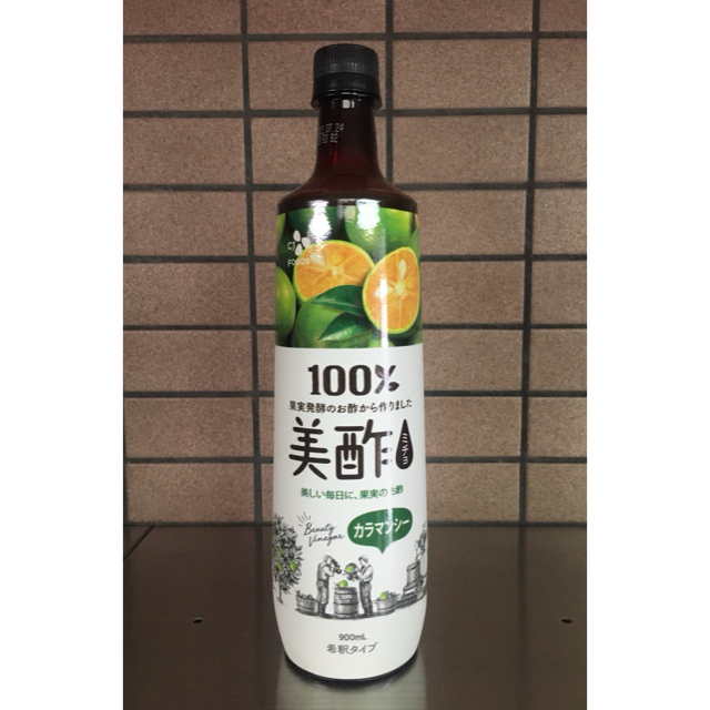 新品送料無料美酢ミチョ900ml3本カラマンシー 食品/飲料/酒の飲料(その他)の商品写真