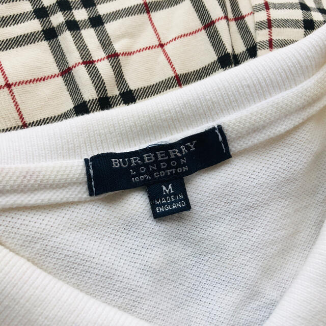 BURBERRY(バーバリー)のBurberry柄ポロシャツ（おまけ白ポロシャツ付き） メンズのトップス(ポロシャツ)の商品写真