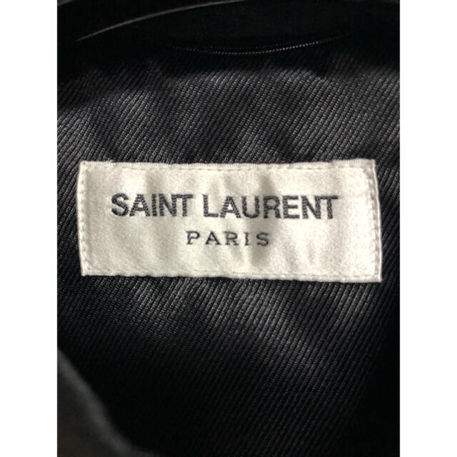 Saint Laurent(サンローラン)の新品未使用 サンローラン レザージャケット 44 Vマガジン エディ期 メンズのジャケット/アウター(レザージャケット)の商品写真