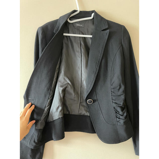 レディース ジャケット スーツ ブラック レディースのフォーマル/ドレス(スーツ)の商品写真
