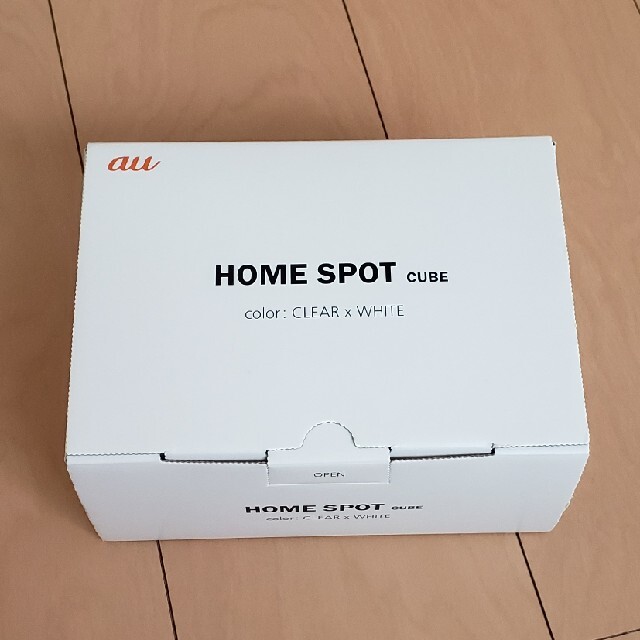 au(エーユー)のau HOME SPOT CUBE スマホ/家電/カメラのスマホ/家電/カメラ その他(その他)の商品写真