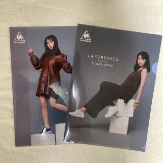 ルコックスポルティフ(le coq sportif)のノベルティ　池田エライザ×ルコック　クリアファイル2枚(女性タレント)