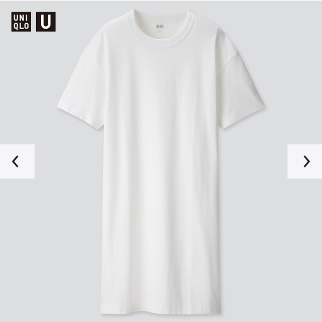 UNIQLO(ユニクロ)のUNIQLO U ロング丈　Tシャツ レディースのトップス(Tシャツ(半袖/袖なし))の商品写真