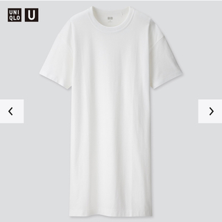 ユニクロ(UNIQLO)のUNIQLO U ロング丈　Tシャツ(Tシャツ(半袖/袖なし))
